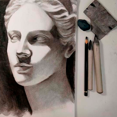 Curso de dibujo a carboncillo para principiantes en Tenerife